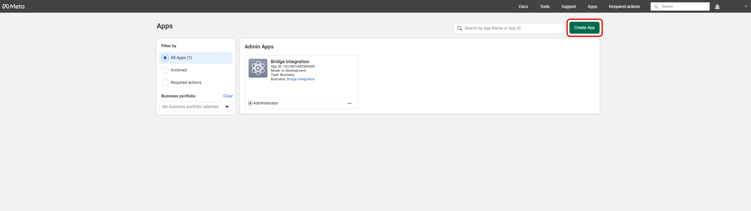 Meta developer account creation flow